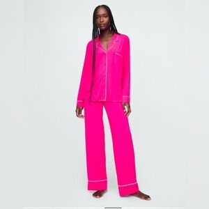 🆕 w Tags! GAP Modal Black Pyjama Pants in Black- Size M TALL